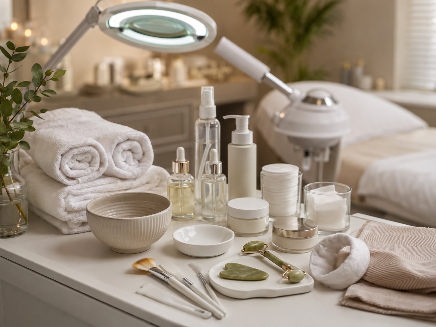Facial treatment tools and skincare products at L.I.V.E. Wellness Medspa Rocklin CA